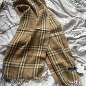 BURBERRY Nova check scarf brown